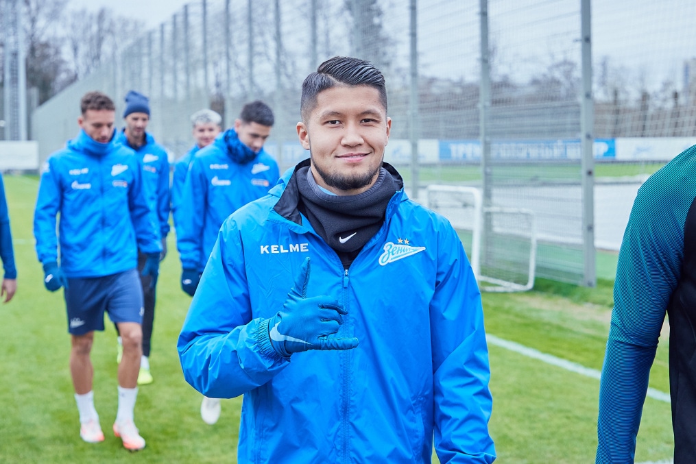 Открытая тренировка  «Зенита» перед матчем с «Локомотивом»