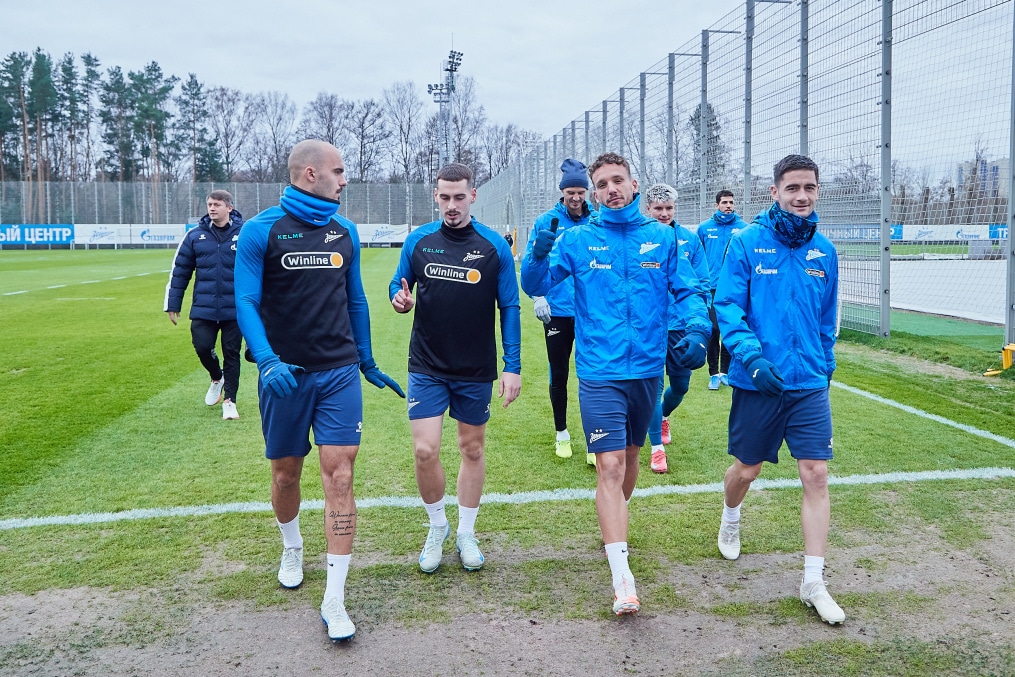 Открытая тренировка  «Зенита» перед матчем с «Локомотивом»