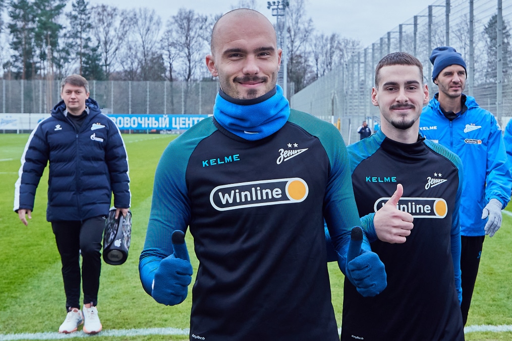 Открытая тренировка  «Зенита» перед матчем с «Локомотивом»