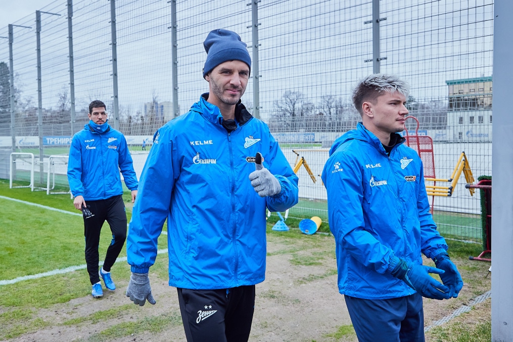 Открытая тренировка  «Зенита» перед матчем с «Локомотивом»