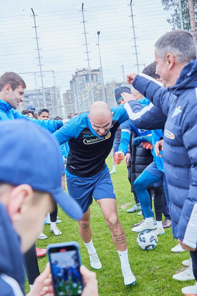 Открытая тренировка  «Зенита» перед матчем с «Локомотивом»