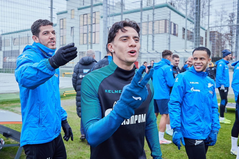 Открытая тренировка  «Зенита» перед матчем с «Локомотивом»