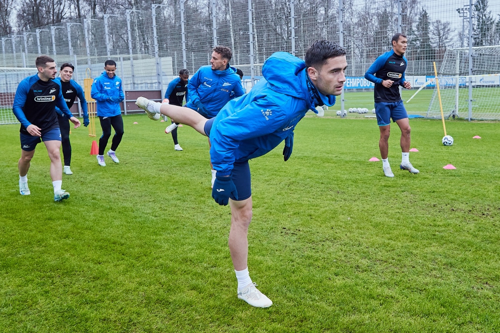 Открытая тренировка  «Зенита» перед матчем с «Локомотивом»