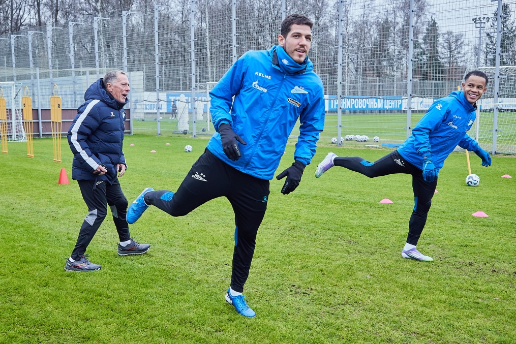 Открытая тренировка  «Зенита» перед матчем с «Локомотивом»