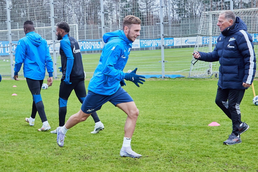 Открытая тренировка  «Зенита» перед матчем с «Локомотивом»