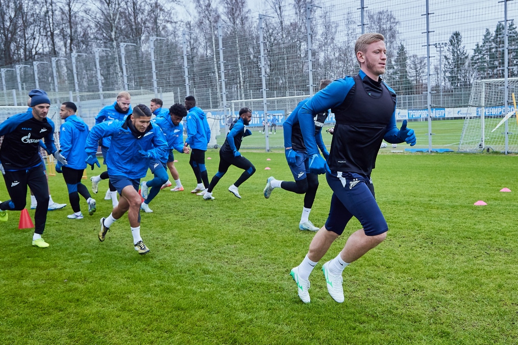 Открытая тренировка  «Зенита» перед матчем с «Локомотивом»