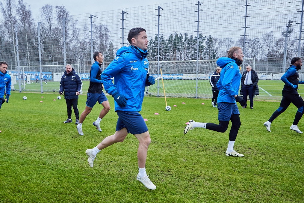 Открытая тренировка  «Зенита» перед матчем с «Локомотивом»