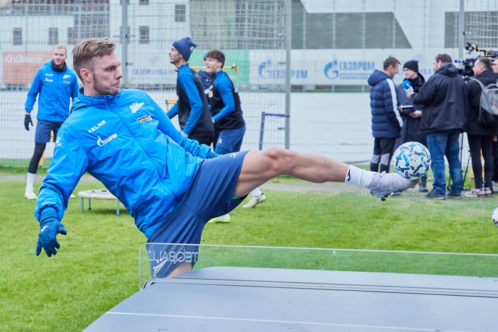 Открытая тренировка  «Зенита» перед матчем с «Локомотивом»
