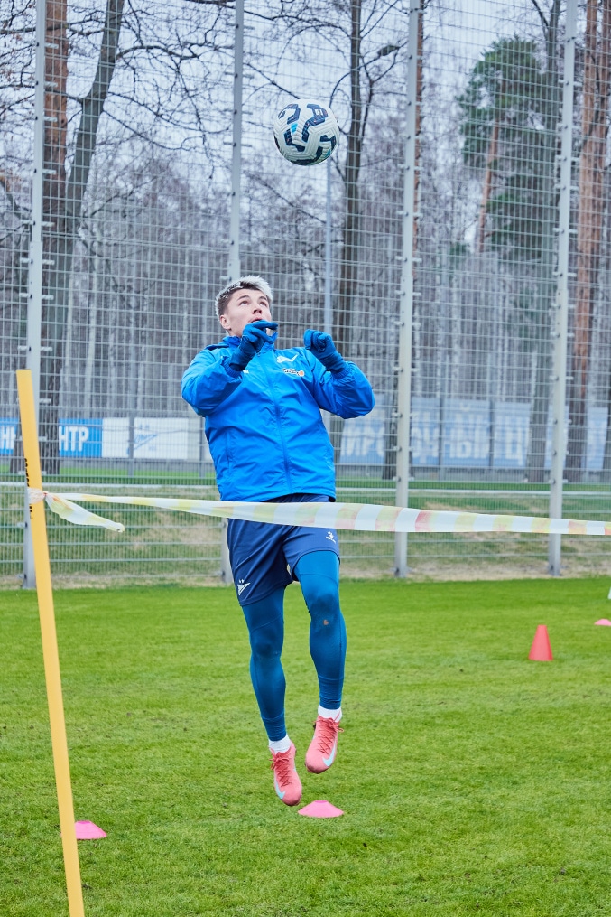 Открытая тренировка  «Зенита» перед матчем с «Локомотивом»