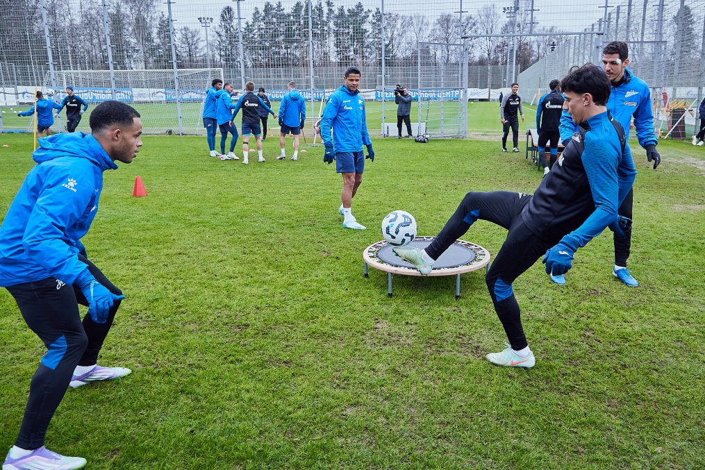 Открытая тренировка  «Зенита» перед матчем с «Локомотивом»