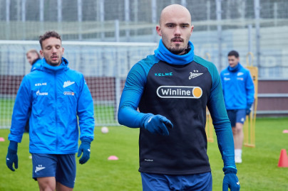 Открытая тренировка  «Зенита» перед матчем с «Локомотивом»