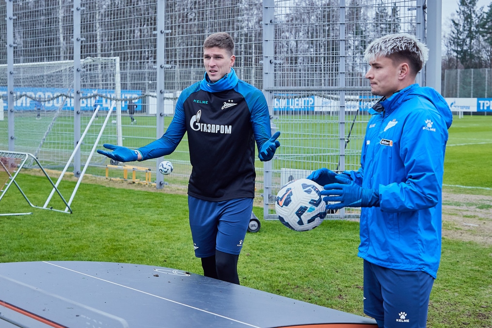 Открытая тренировка  «Зенита» перед матчем с «Локомотивом»