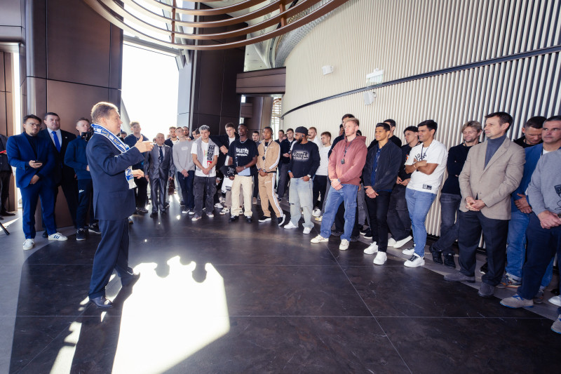 Экскурсия игроков основного состава «Зенита» в «Лахта-Центр»