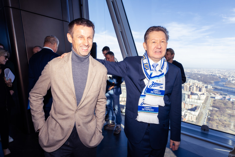 Экскурсия игроков основного состава «Зенита» в «Лахта-Центр»