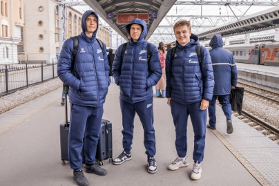 Выезд игроков команды «Зенита»-2 в Тверь