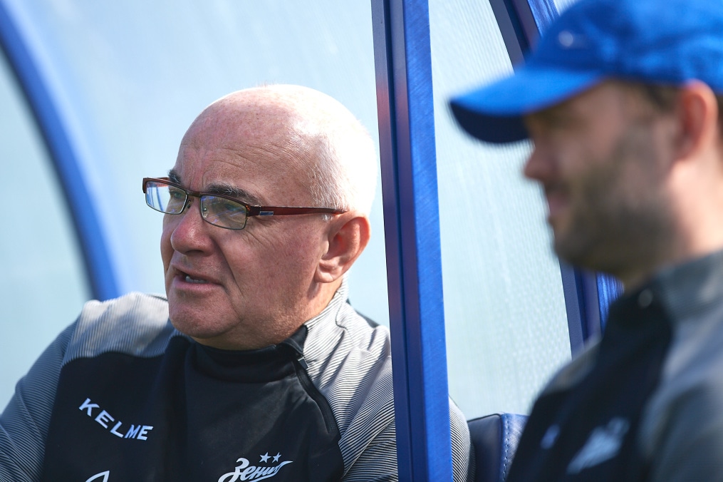 Тренировка молодежной команды «Зенита»