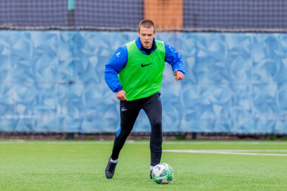 Тренировка «Зенита»-м перед матчем с ФК «Ахмат»