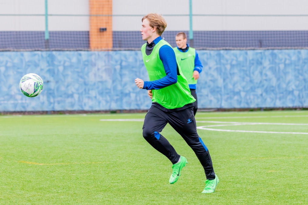 Тренировка «Зенита»-м перед матчем с ФК «Ахмат»