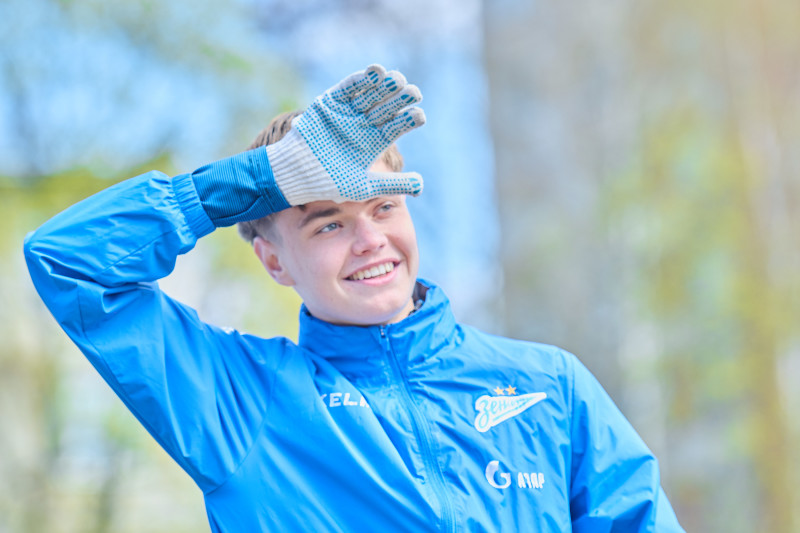 Акция «Сад памяти» в Академии ФК «Зенит»