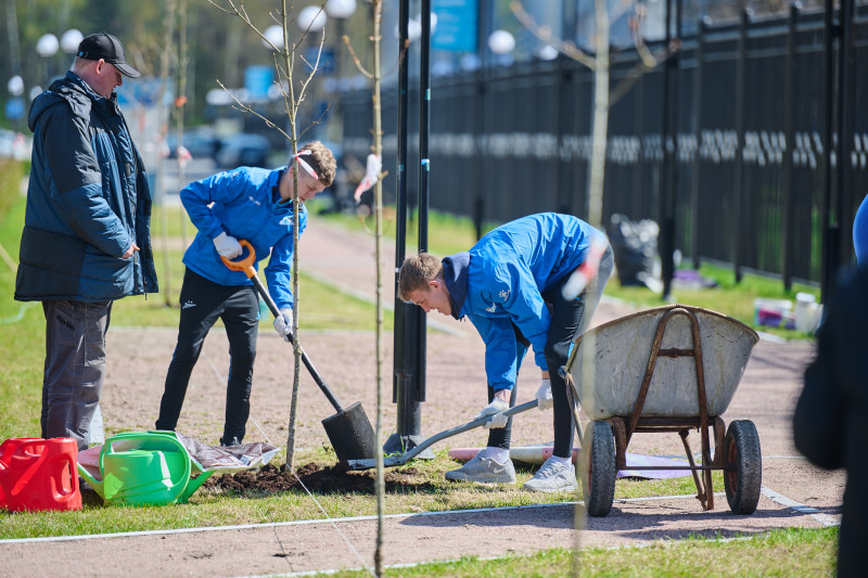 Акция «Сад памяти» в Академии ФК «Зенит»