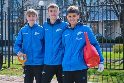 Акция «Сад памяти» в Академии ФК «Зенит»