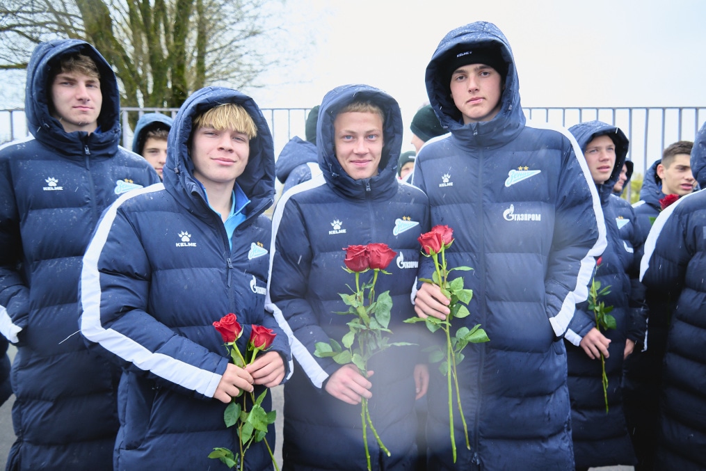 Торжественное возложение цветов на Пискаревском мемориальном кладбище в честь 80-летия Великой Победы