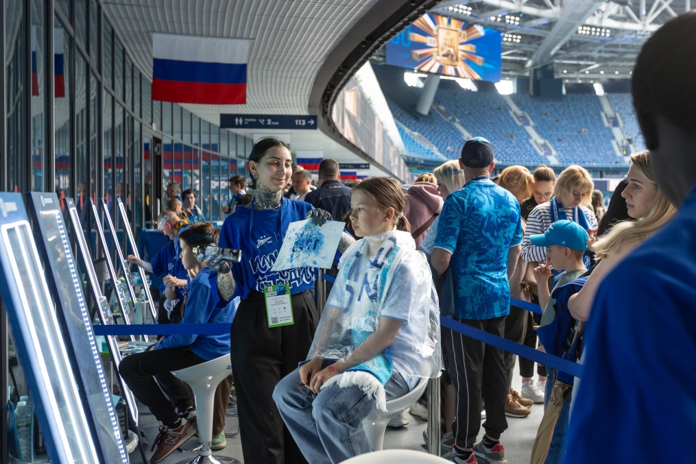 «Фан-Променад» перед матчем  «Зенит» — «Ахмат»