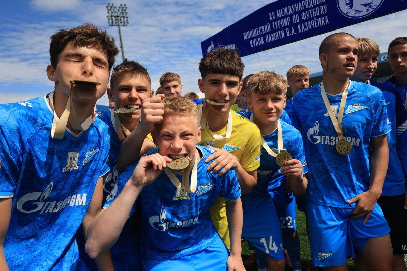 Церемония закрытия XV Международного юношеского турнира по футболу памяти В.А. Казачёнка