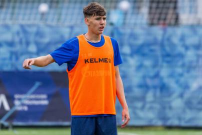 Тренировка юношеской команды «Зенит» U-18 перед матчем с «Локомотивом»