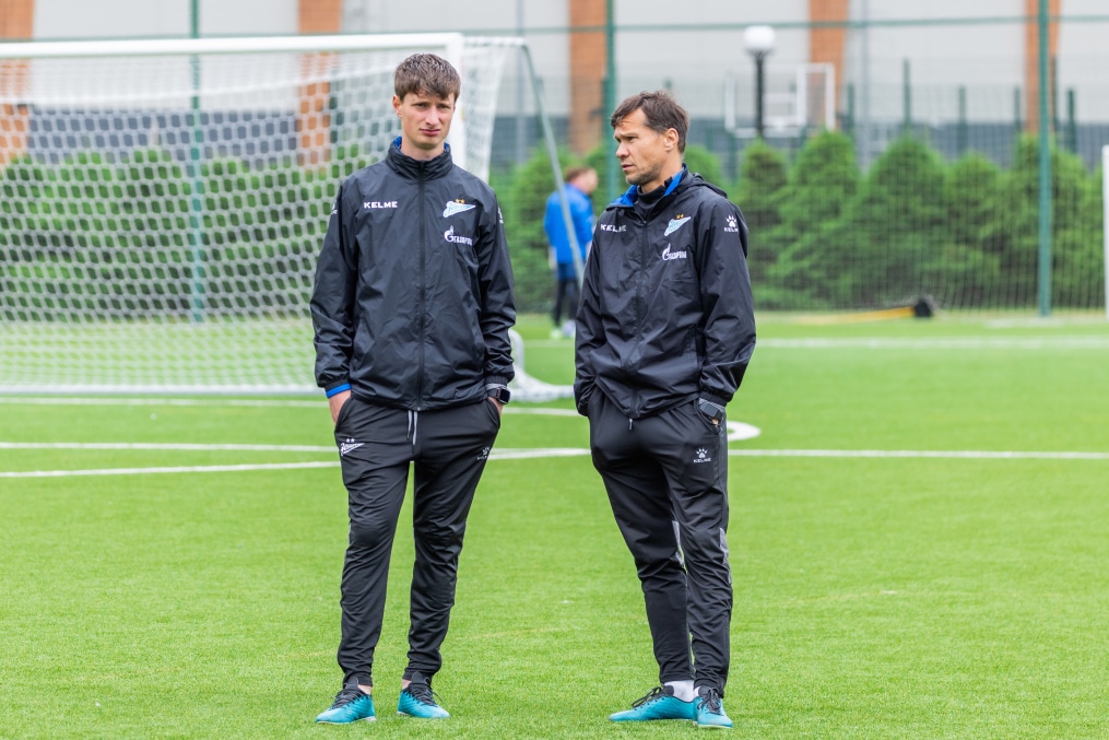 Тренировка «Зенита»-2 перед матчем с ФК «Луки-Энергия»