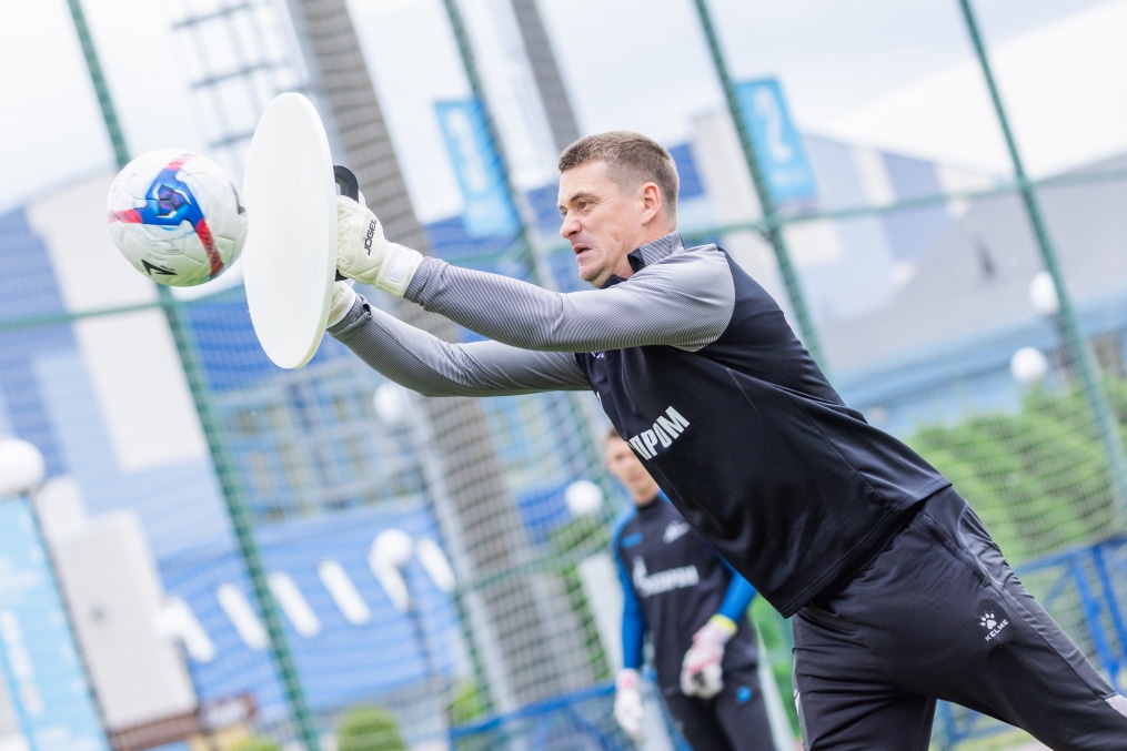 Тренировка «Зенита»-2 перед матчем с ФК «Луки-Энергия»