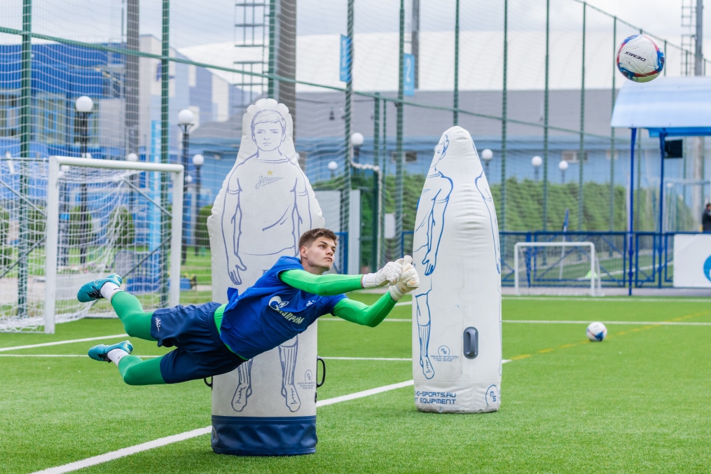 Тренировка «Зенита»-2 перед матчем с ФК «Луки-Энергия»