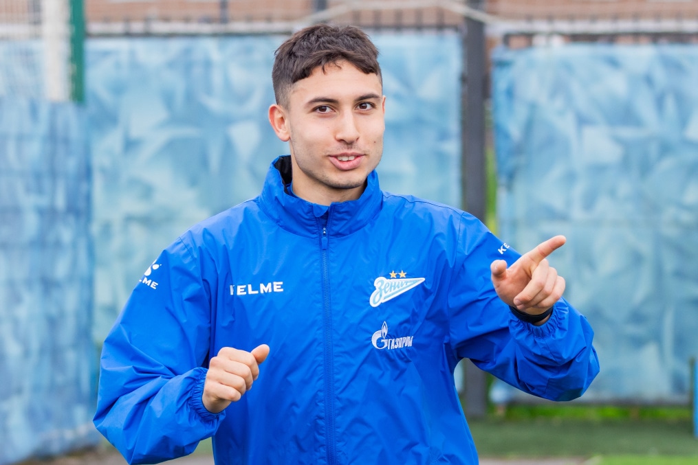 Тренировка «Зенита»-2 перед матчем с ФК «Луки-Энергия»