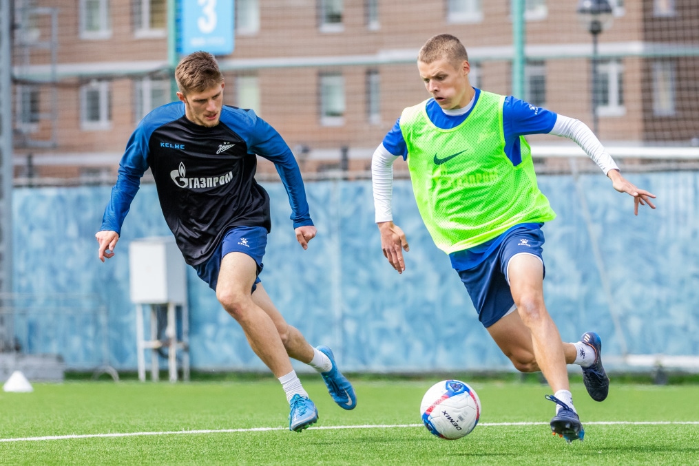 Тренировка «Зенита»-2 перед матчем с ФК «Луки-Энергия»