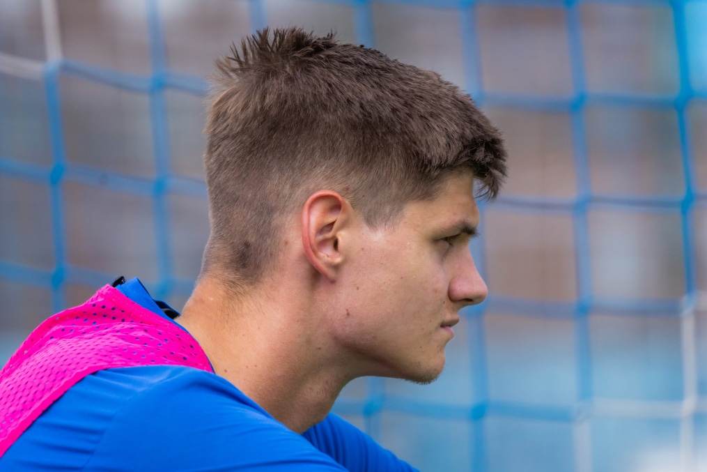 Тренировка «Зенита»-2 перед матчем с ФК «Луки-Энергия»