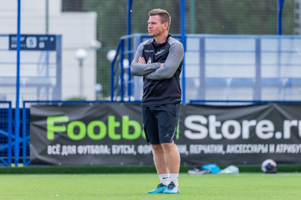 Тренировка «Зенита»-2 перед матчем с ФК «Луки-Энергия»