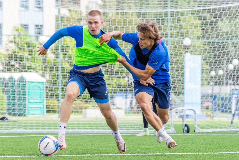 Тренировка «Зенита»-2 перед матчем с ФК «Луки-Энергия»
