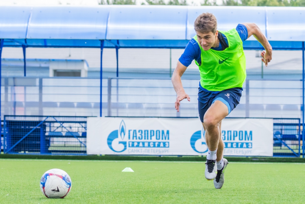 Тренировка «Зенита»-2 перед матчем с ФК «Луки-Энергия»