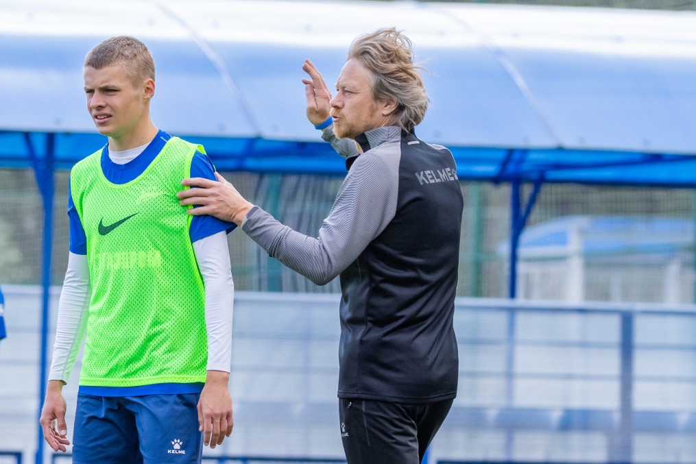 Тренировка «Зенита»-2 перед матчем с ФК «Луки-Энергия»