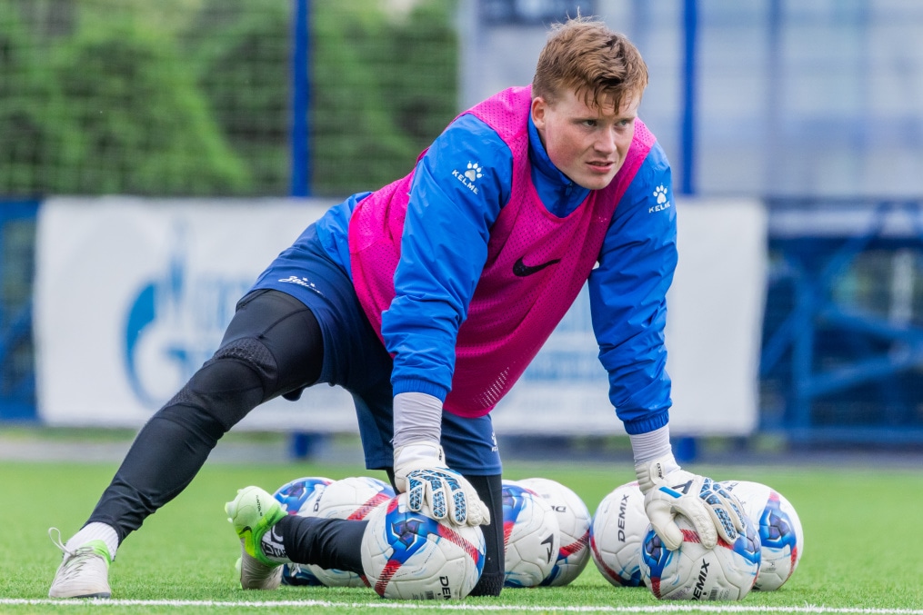 Тренировка «Зенита»-2 перед матчем с ФК «Луки-Энергия»