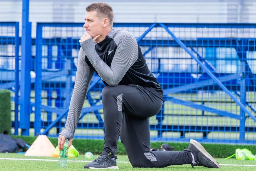 Тренировка «Зенита»-2 перед матчем с ФК «Луки-Энергия»