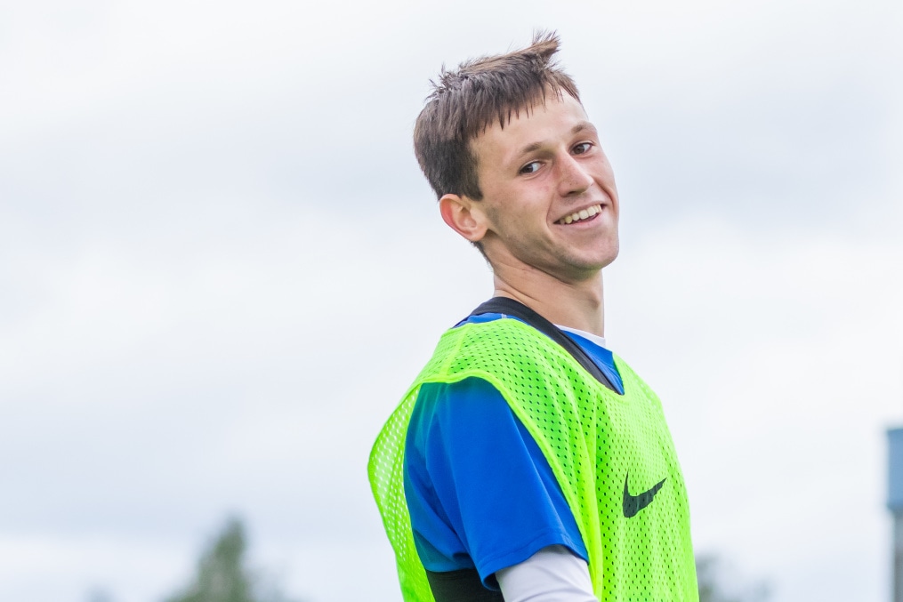 Тренировка «Зенита»-2 перед матчем с ФК «Луки-Энергия»