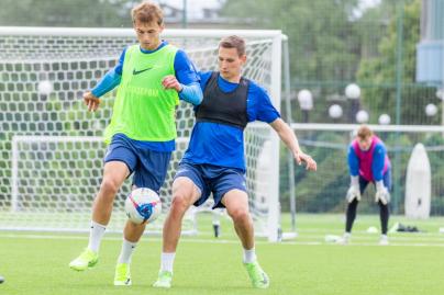 Тренировка «Зенита»-2 перед матчем с ФК «Луки-Энергия»