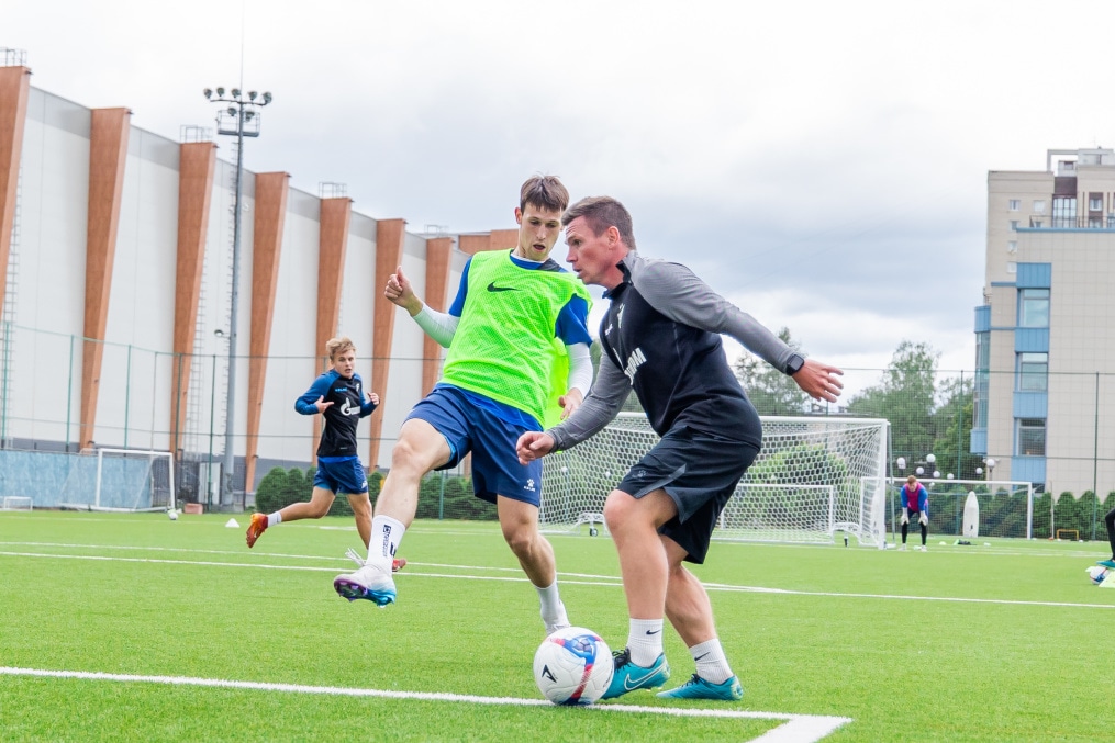 Тренировка «Зенита»-2 перед матчем с ФК «Луки-Энергия»