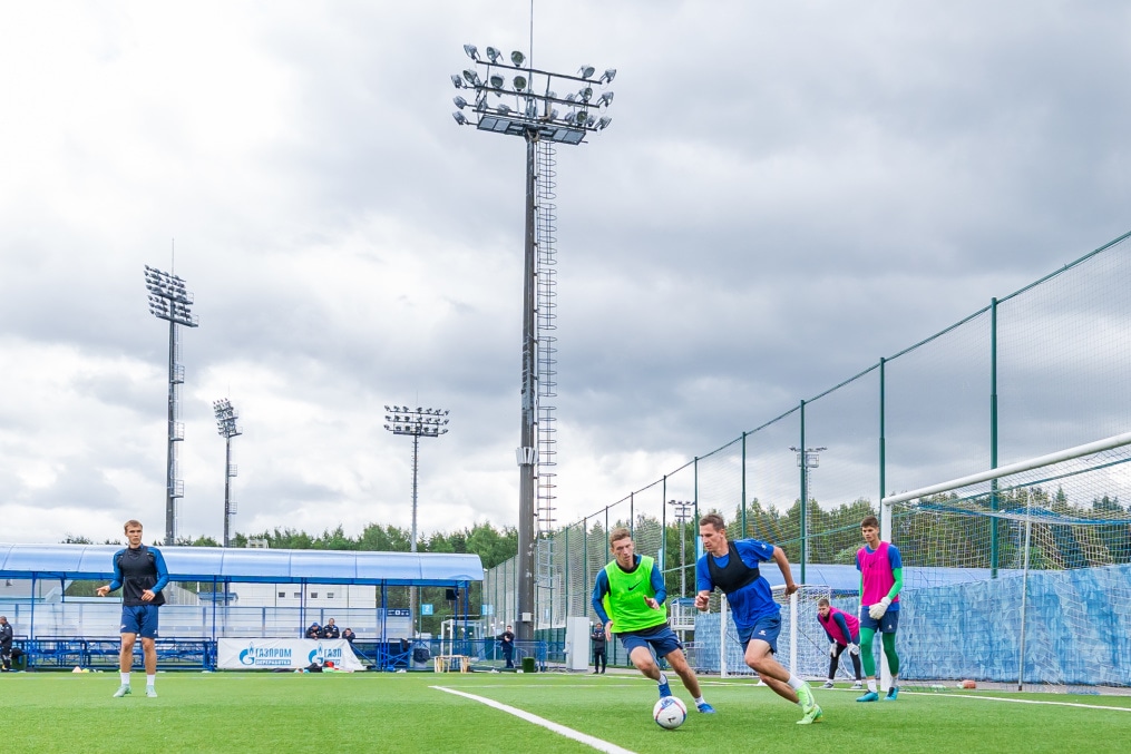Тренировка «Зенита»-2 перед матчем с ФК «Луки-Энергия»