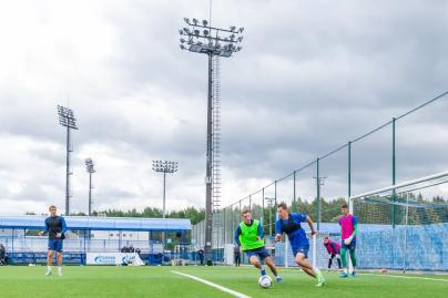 Тренировка «Зенита»-2 перед матчем с ФК «Луки-Энергия»