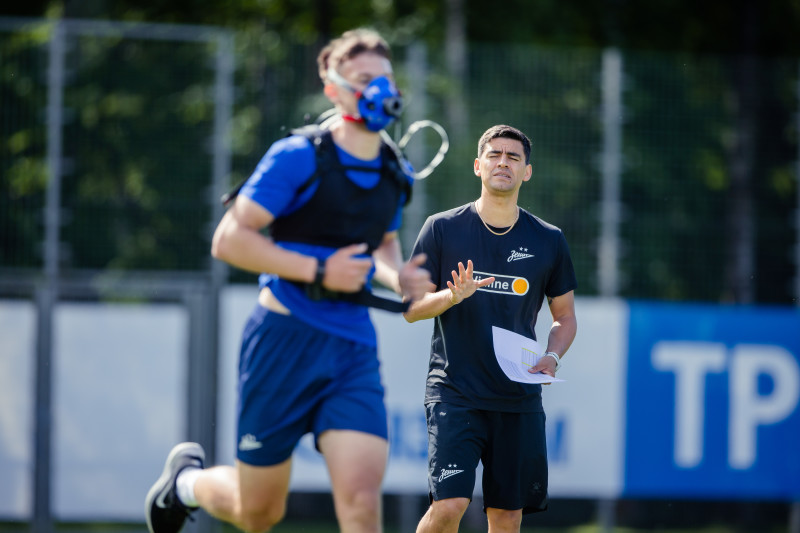 «Газпром» — тренировочные сборы 2025: 27 июня, беговой тест в масках