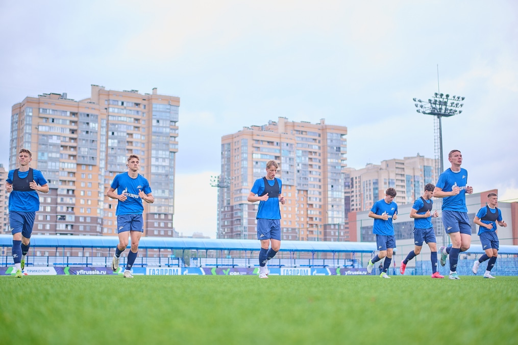 Тренировка «Зенита»-м перед матчем с «Локомотивом»-м