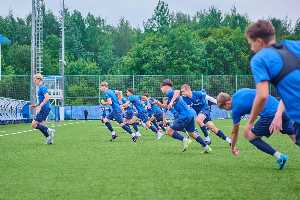 Тренировка «Зенита»-м перед матчем с «Локомотивом»-м
