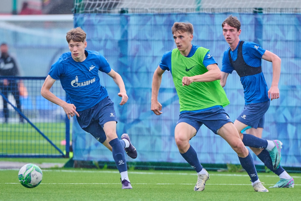 Тренировка «Зенита»-м перед матчем с «Локомотивом»-м